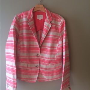 Tan and peach blazer