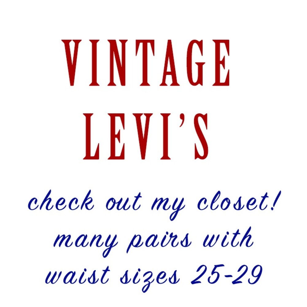 Vintage Levi's High Waist Jeans!
