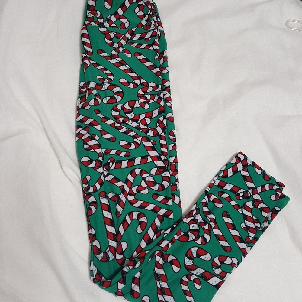 one size Christmas leggings