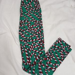 one size Christmas leggings