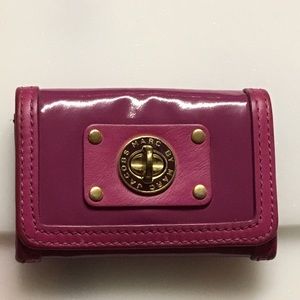 Marc By Marc Jacobs magenta coin pouch