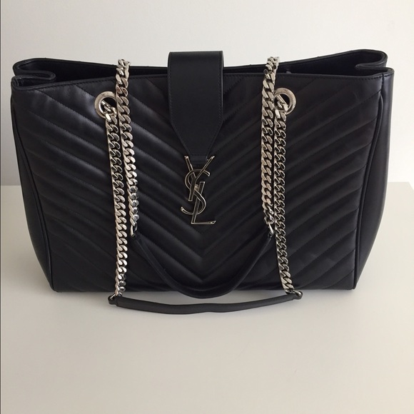 (SOLD) SAINT LAURENT CLASSIC LARGE MONOGRAMME BAG - Picture 2 of 8
