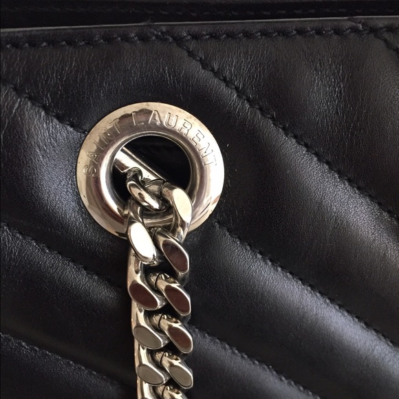 (SOLD) SAINT LAURENT CLASSIC LARGE MONOGRAMME BAG - Picture 5 of 8