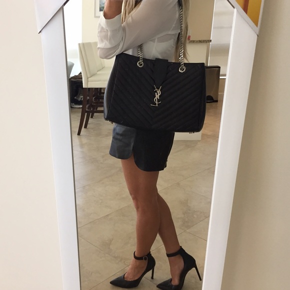 (SOLD) SAINT LAURENT CLASSIC LARGE MONOGRAMME BAG - Picture 8 of 8