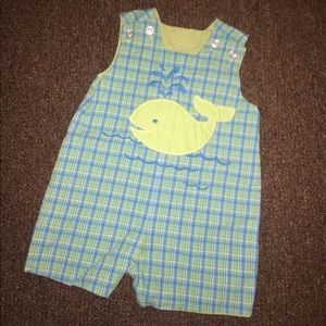 Reversible Baby Overalls Bodysuit