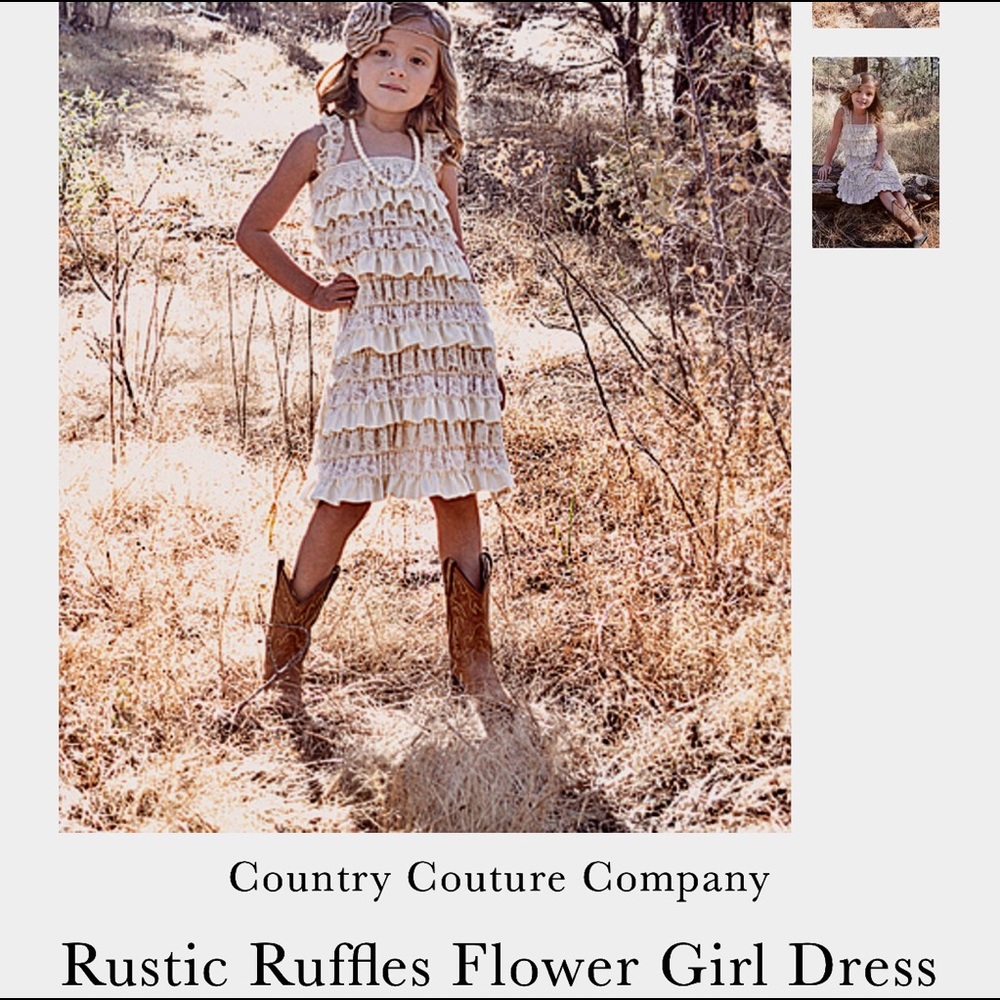 Country Couture & Co. Rustic Flower Girl Dress