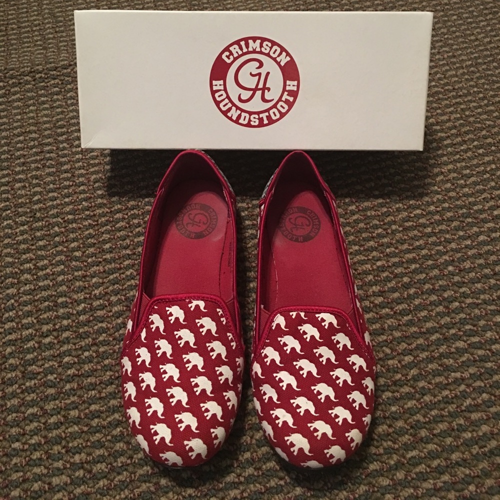 Alabama Crimson Tide houndstooth shoes size 7