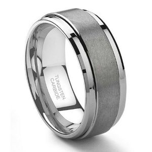 9MM Tungsten Carbide Men's Wedding Band