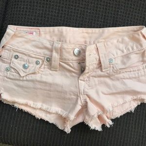 True Religion Joey Cut Off Shorts