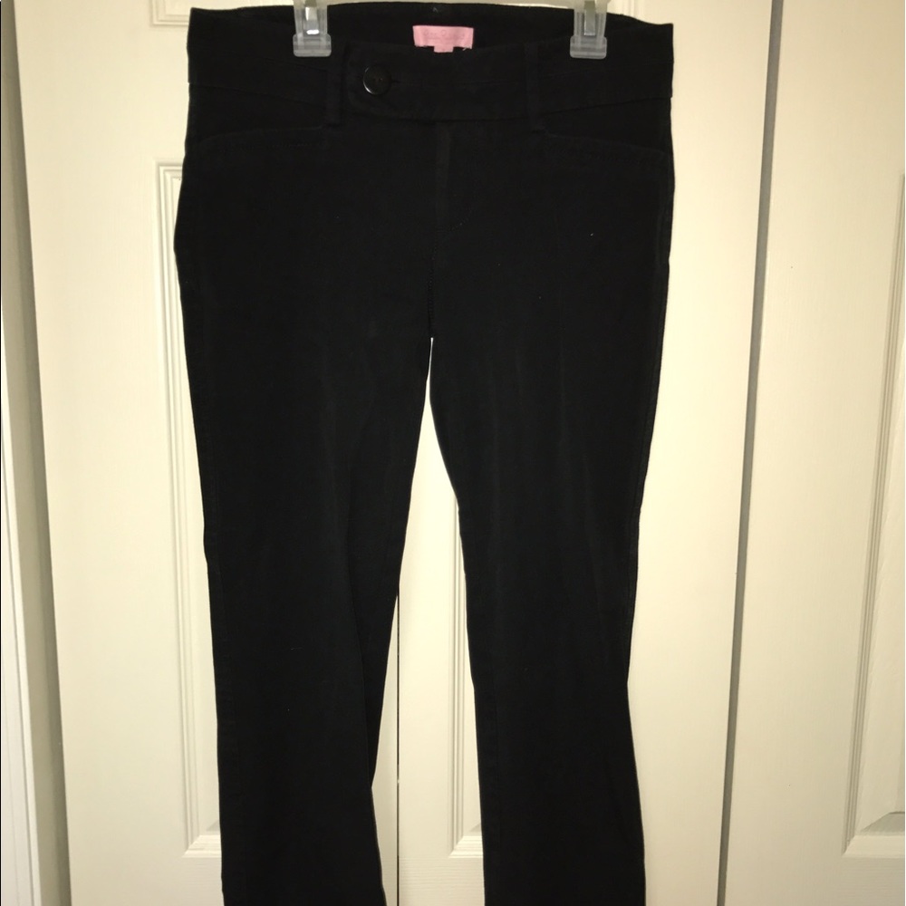 Lilly Pulitzer black Capri pants