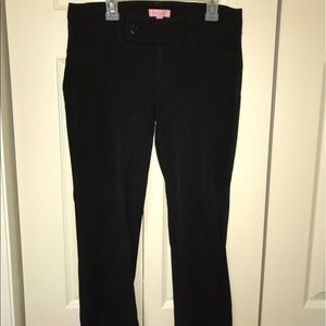 Lilly Pulitzer black Capri pants