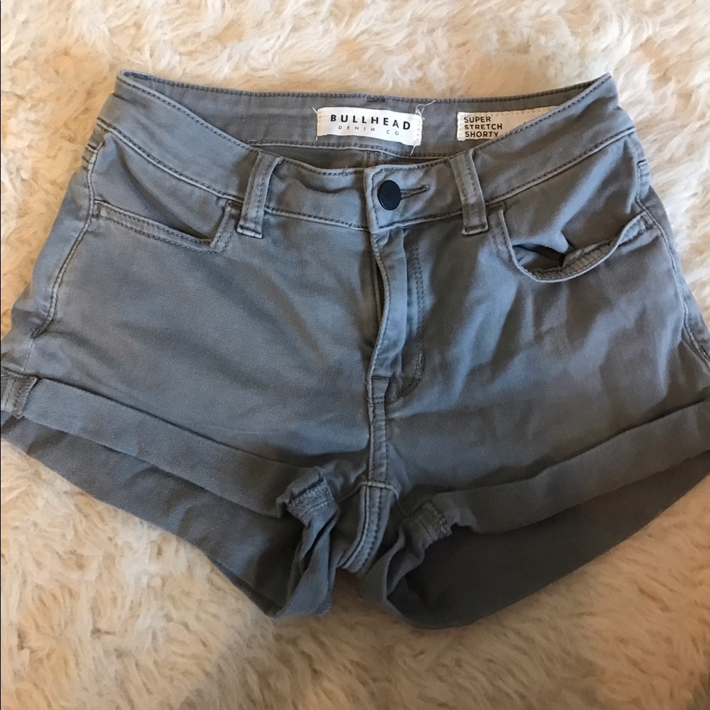 PACSUN grey super stretch shorty