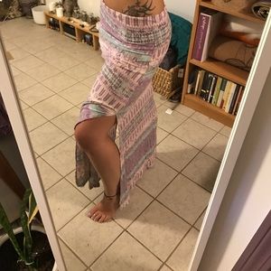 Boho maxi skirt