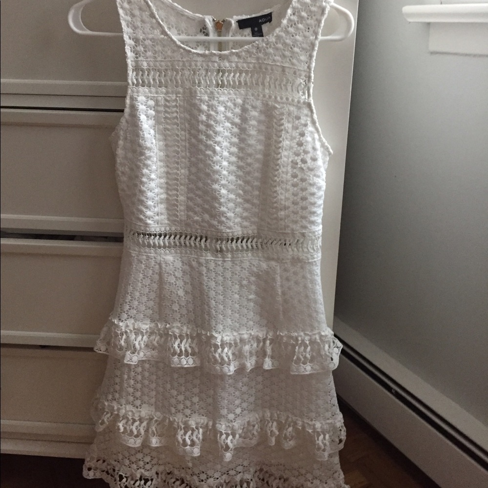 White Aqua Dress