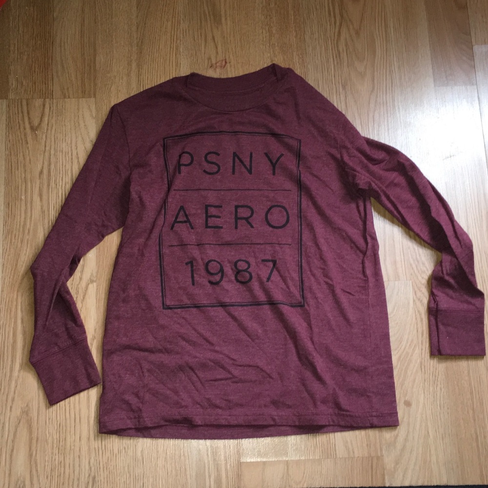 Aeropostale Boys Purple long Sleeve Shirt