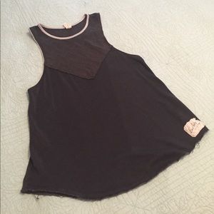 Free People sleeveless 1971 jersey tunic