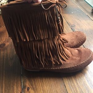 Tall moccasins