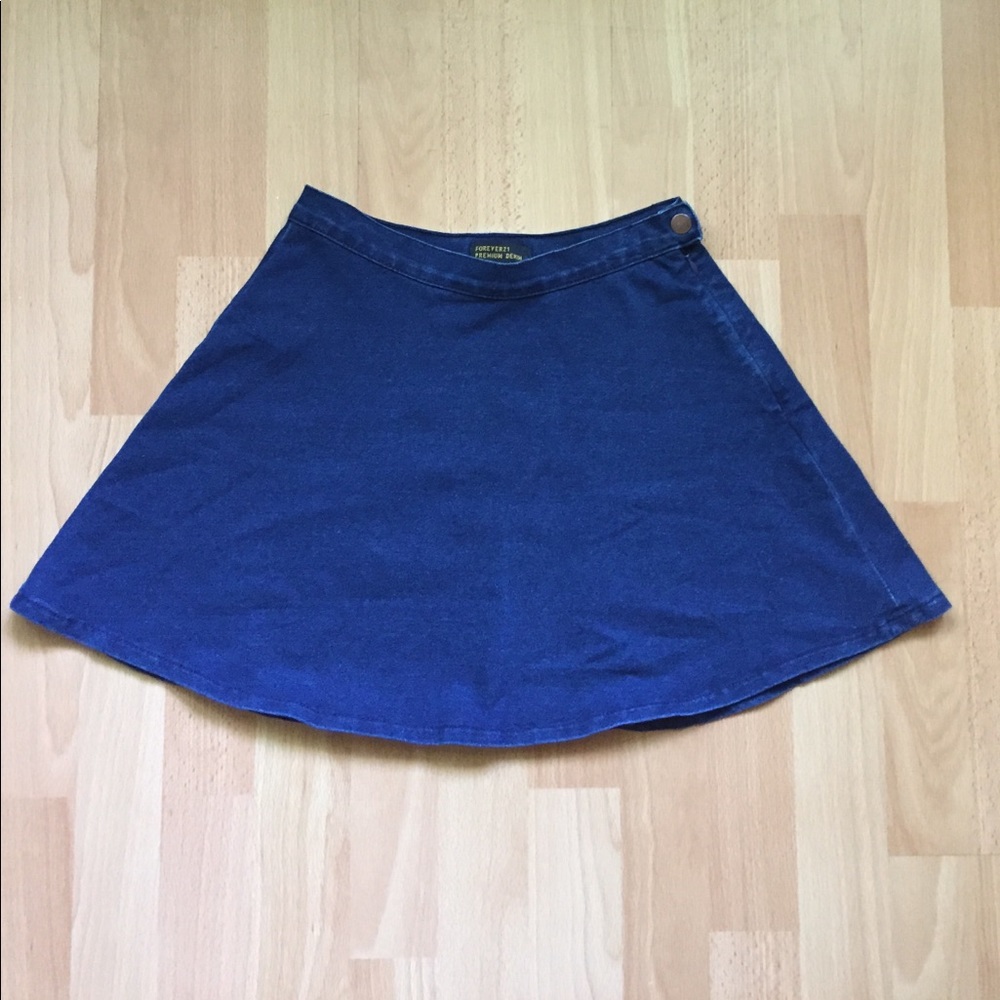 Denim Circle Skirt