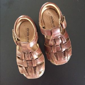 Stride Rite leather sandals. Size 7 toddler