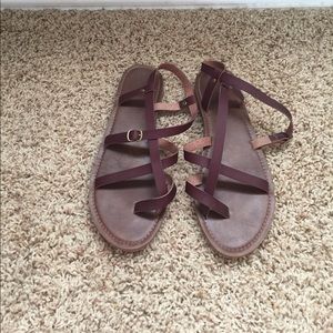 Brown sandals