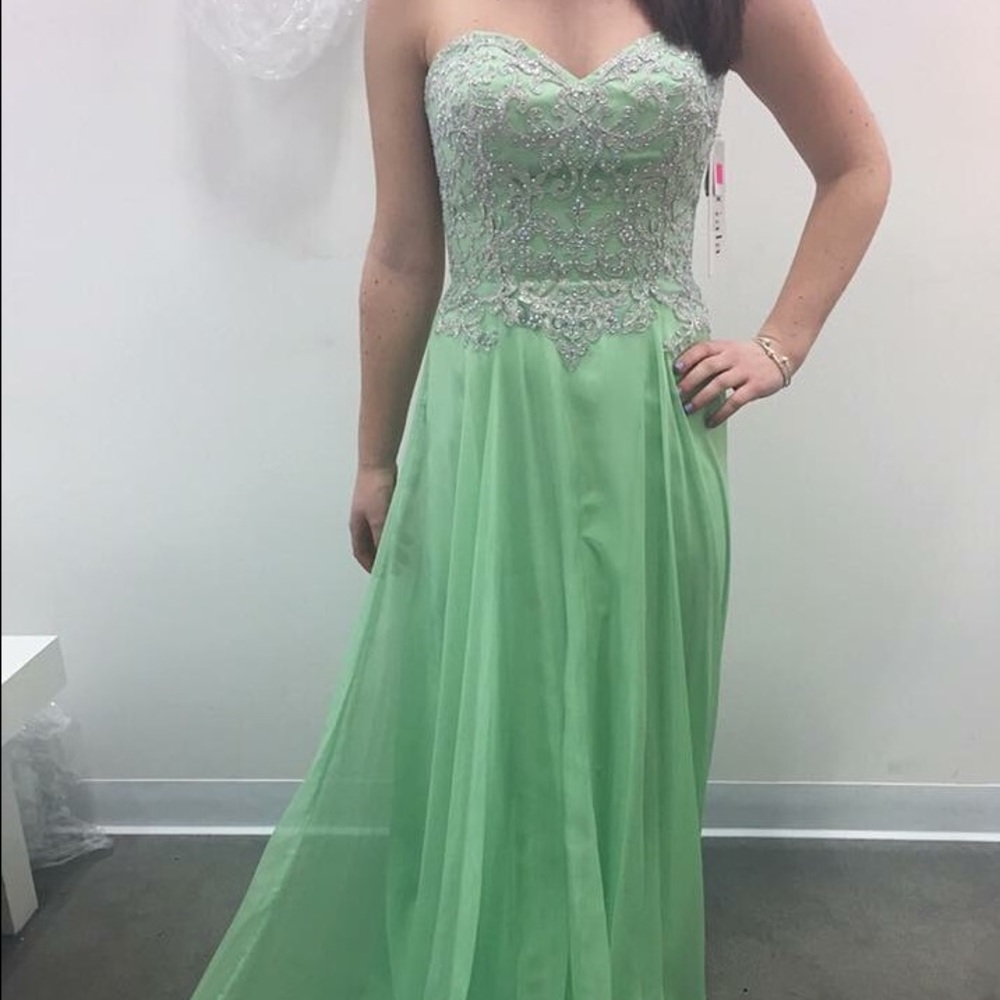 Green prom dress