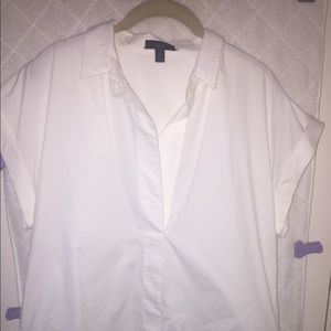 White short sleeve tunic/shirt