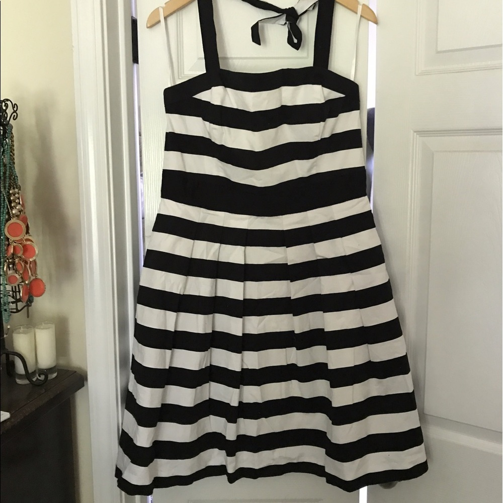 New without tags black & white halter dress