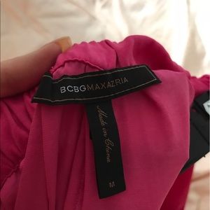 BCBG MaxAzria hot pink maxi skirt