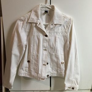 Size M White Jean Jacket