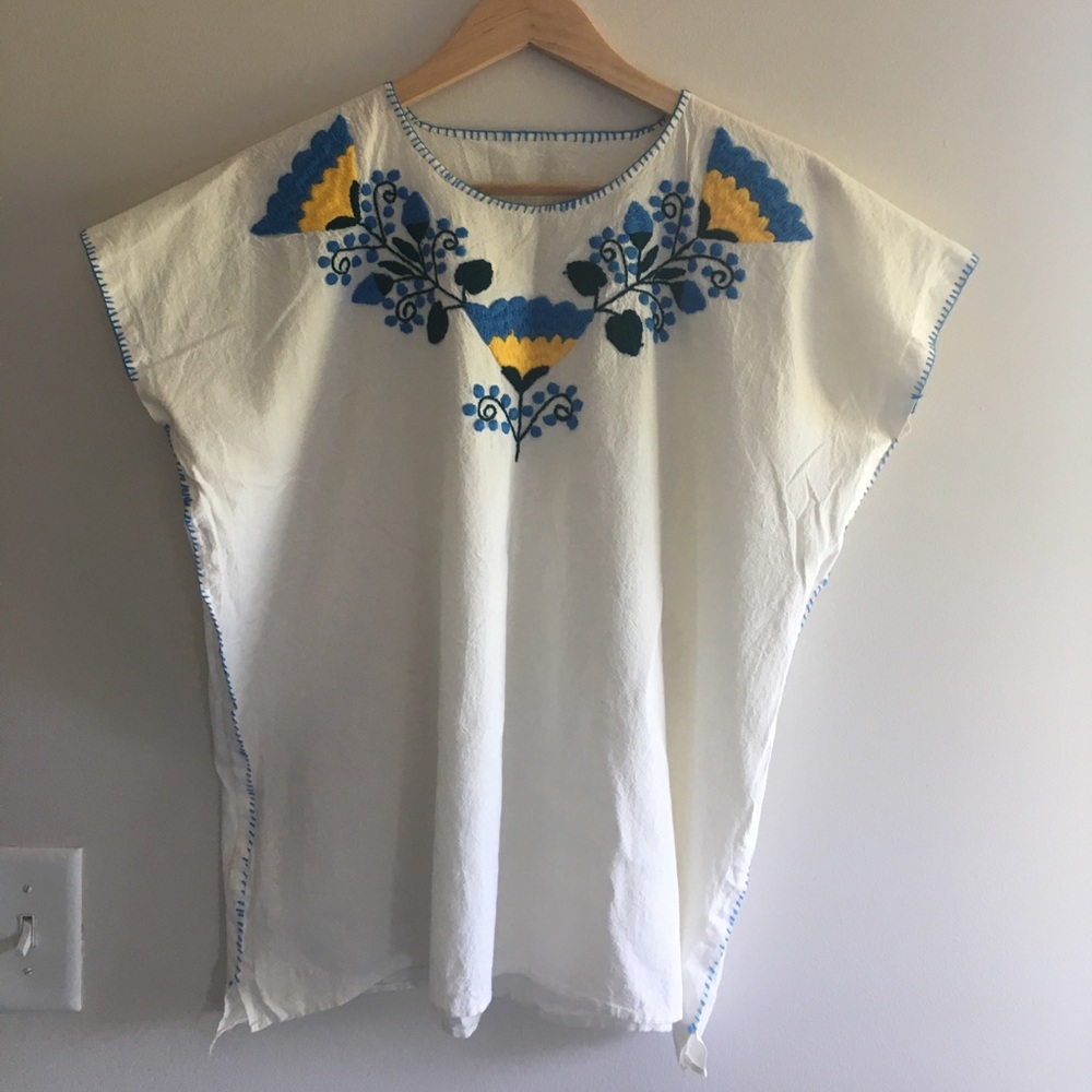 Embroidered top
