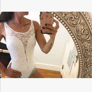 White Lace Body Suit