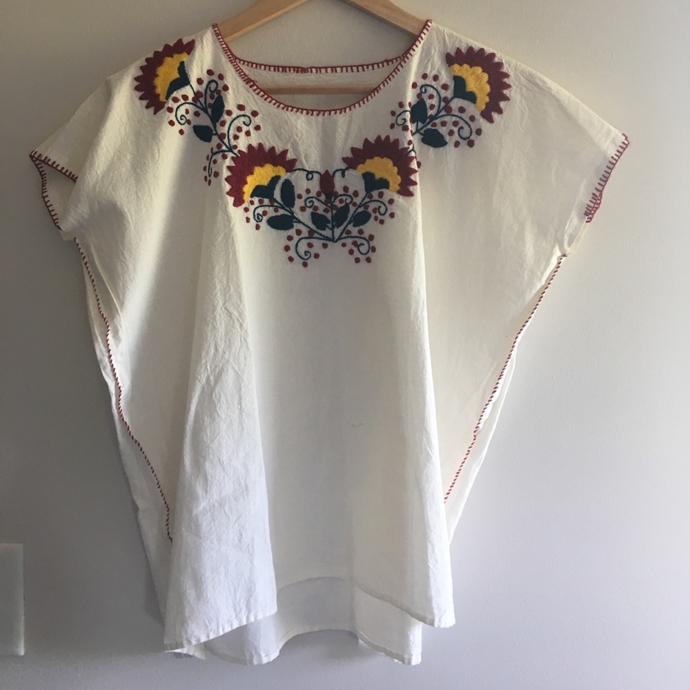 Embroidered top