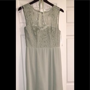 Size 6 - Dessy Bridesmaid Dress Celadon Green