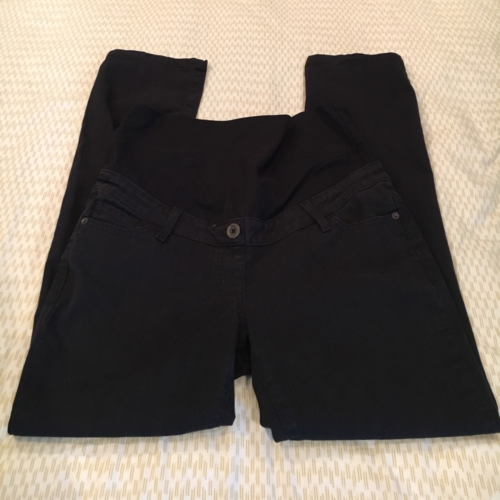 Boden Maternity Black Jeans - UK SZ 10R/US SZ 6/8