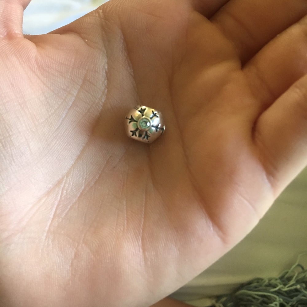 Snowflake pandora charm
