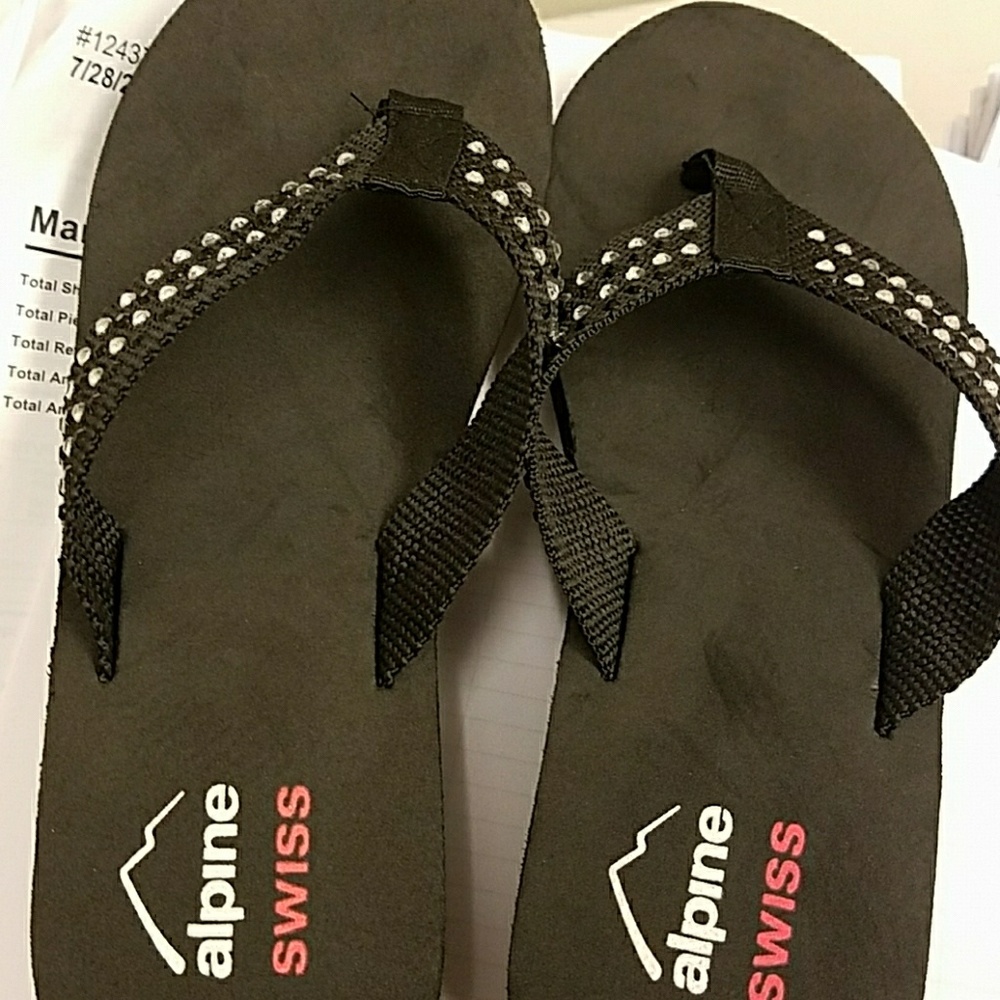 Brand New Alpine Wedge Flip Flops