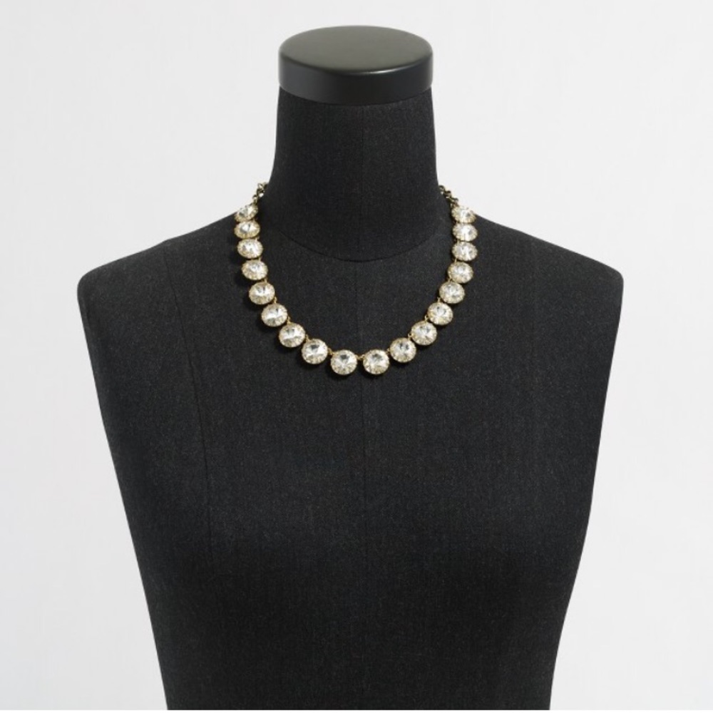 J crew factory diamond necklace
