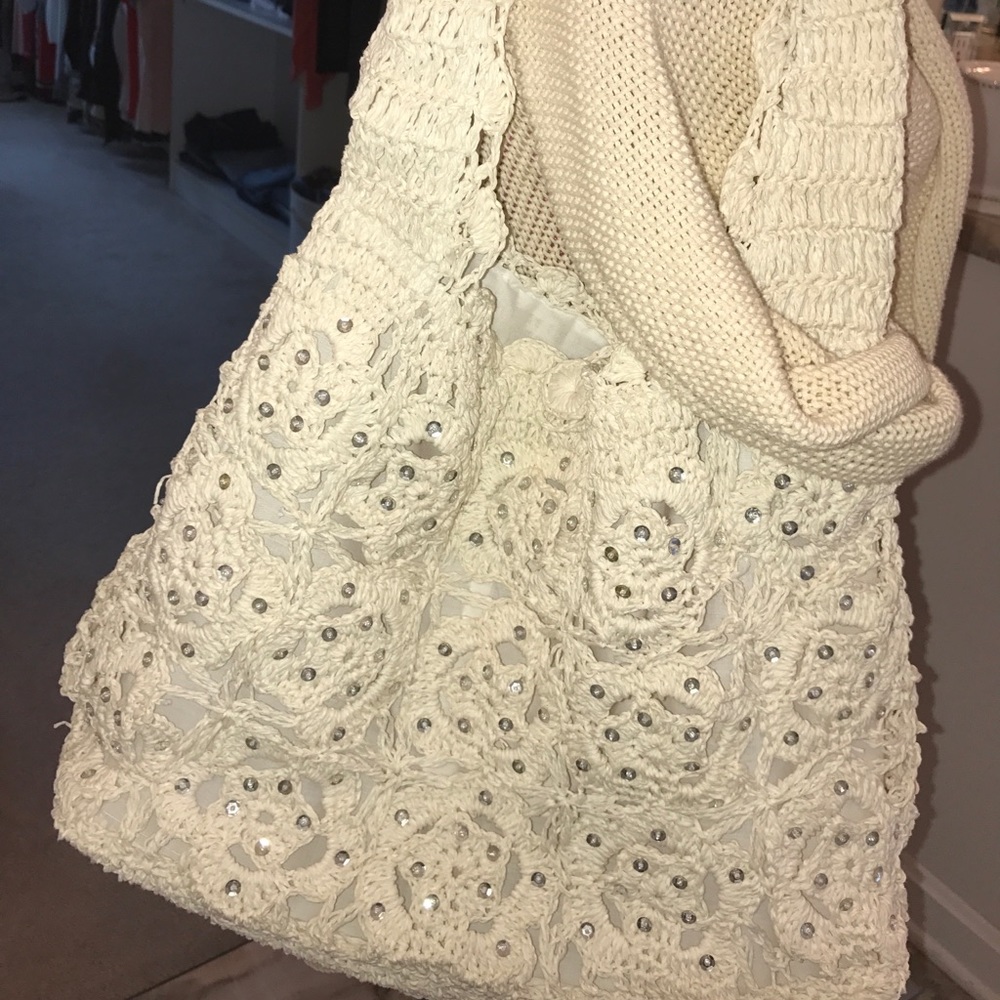 Woodstock Boho hand bag with sequins