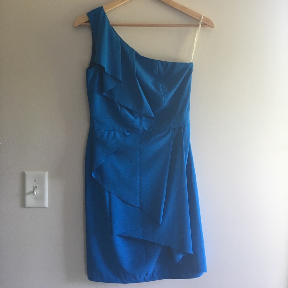 Minuet One shouldered dress, size small