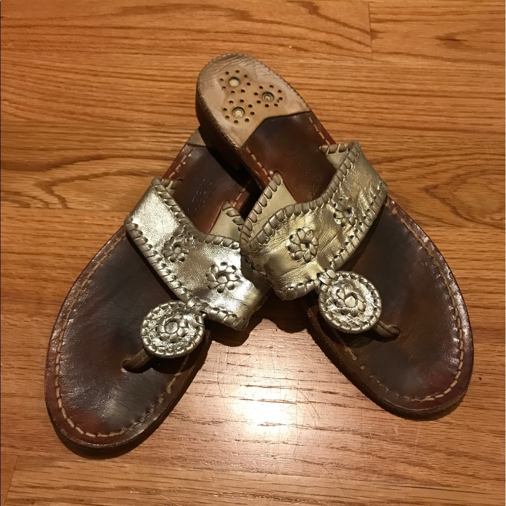 Women's silver Jack Rogers