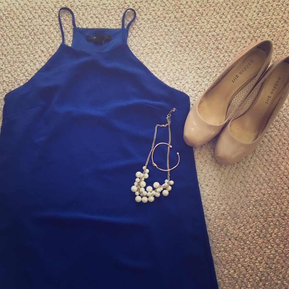 Blue Shift Dress