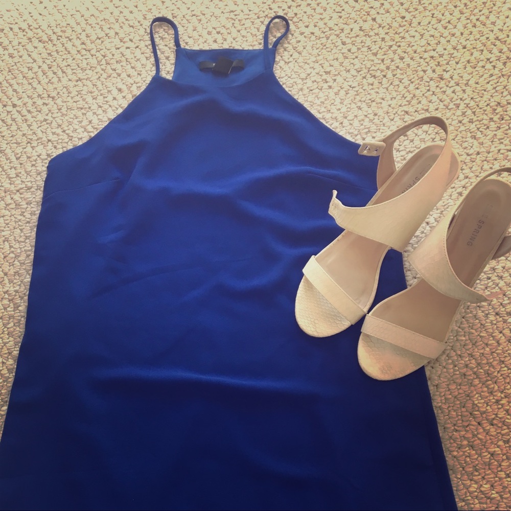 Blue Shift Dress - Picture 2 of 3