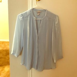H&M light blue blouse!