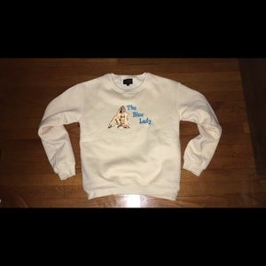 448c The Blue Lady Crewneck (supreme) (bape) nike