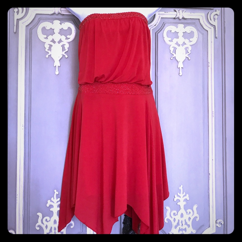 Laundry by Shelli Segal Strapless Cocktail Dress