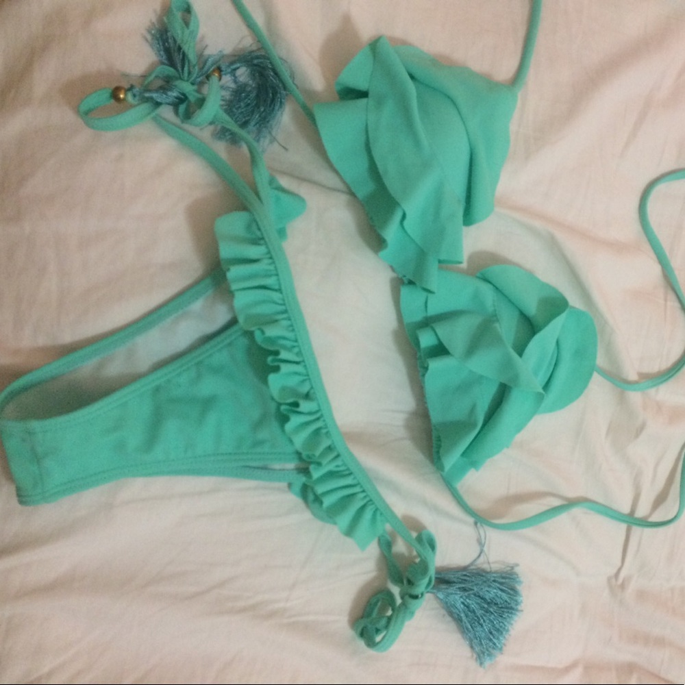 Aquamarine Blue Tini Bikini