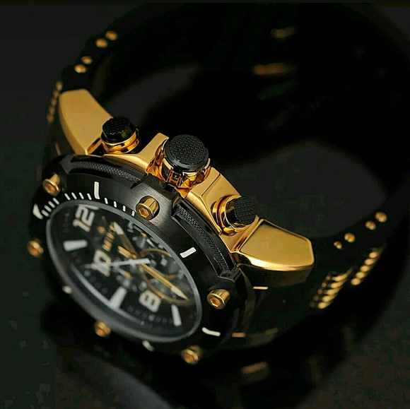 Sale,$900 Invicta Chronograph 18k poly watch - Picture 2 of 5