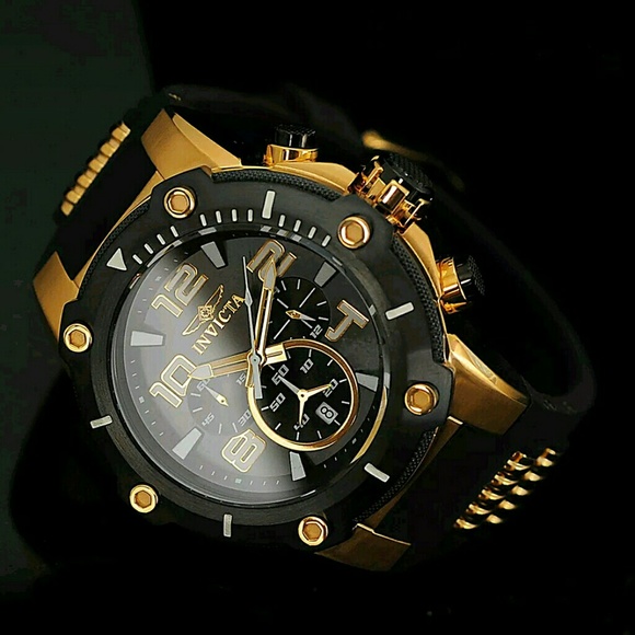 Sale,$900 Invicta Chronograph 18k poly watch - Picture 5 of 5