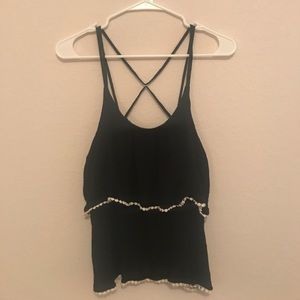 Loose spaghetti strap top