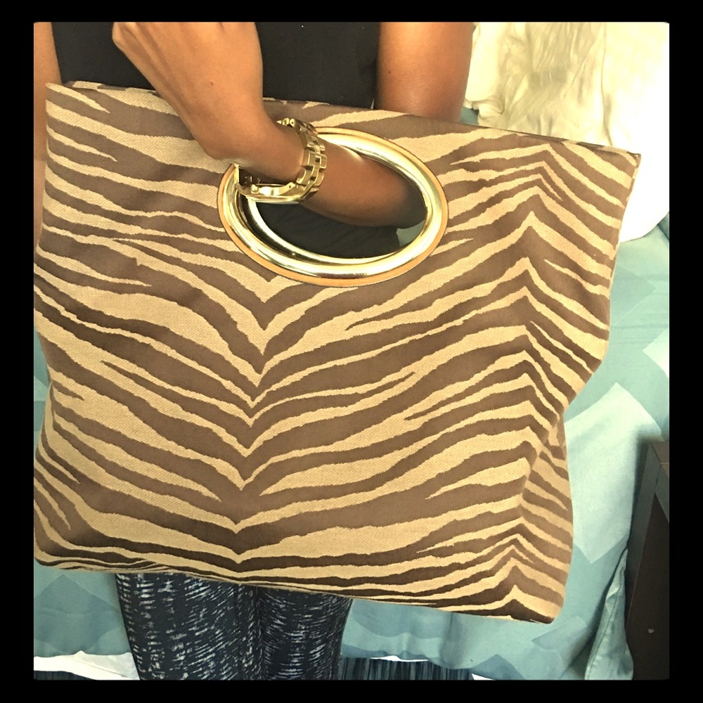 Antonio Melani Zebra Print Handbag